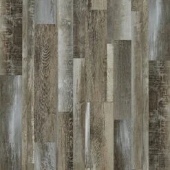 SMARTCORE Monroe Oak 5-in Wide X 6-1/2-mm Thick Waterproof Interlocking Luxury Vinyl Plank Flooring (18.35-sq Ft)
