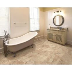 SMARTCORE Ultra 8-Piece 11.97-in X 23.62-in Tivoli Travertine Luxury Vinyl Plank Flooring -SMARTCORE Sales Store 836211813418 12344638 1800x1800