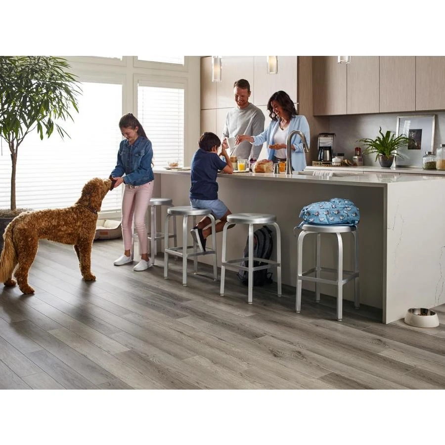 SMARTCORE 11-Piece 5-in X 48.03-in Talbot Oak Luxury Vinyl Plank Flooring 7 SMARTCORE 11-Piece 5-in X 48.03-in Talbot Oak Luxury Vinyl Plank Flooring - Image 7